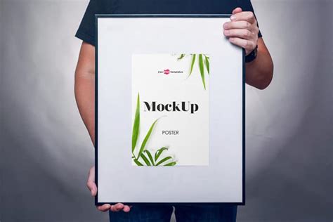 Download This Free PSD Poster Mockup for Presentation - Designhooks