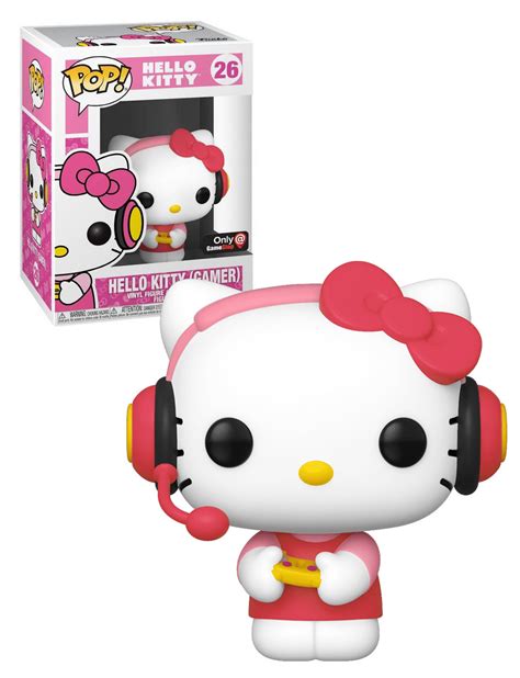 Funko POP! Sanrio #26 Hello Kitty (Gamer) - Limited Gamestop Exclusive ...