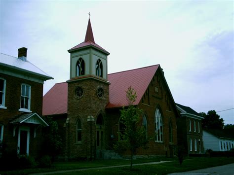 Moscow, OH (Clermont Co.) - A Methodist church on Broadway St. built in 1890. | Clermont ...