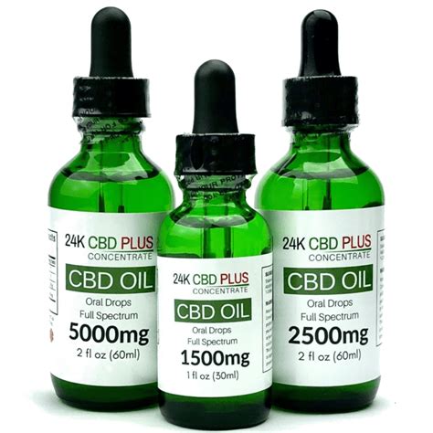 CBD Products - 24k CBD Plus: The CBD Gold Standard!