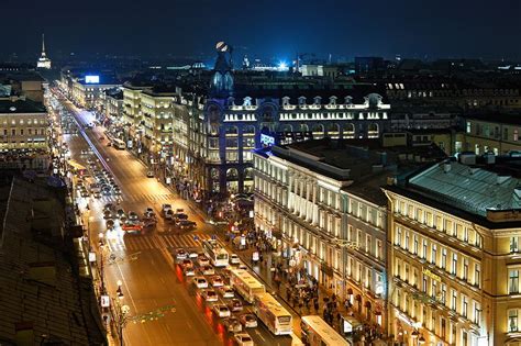 Nevsky Prospekt in St. Petersburg, Russia