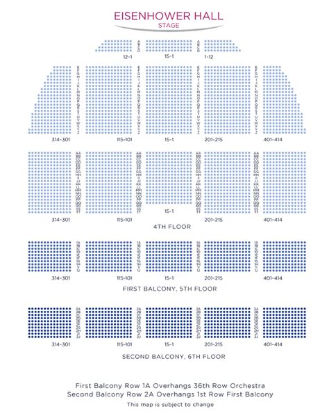 Annie - Eisenhower Hall Theatre tickets seating chart, Across The USA, West Point, Musical ...