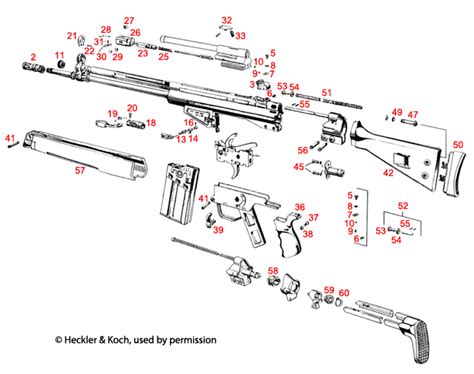 Heckler & Koch G3 Schematic - Brownells UK