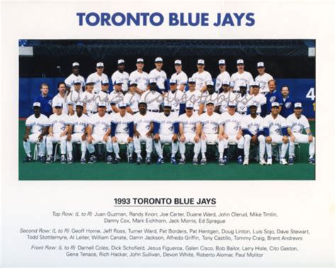 1993 TORONTO BLUE JAYS WORLD SERIES CHAMPIONS 8X10 TEAM PHOTO | eBay