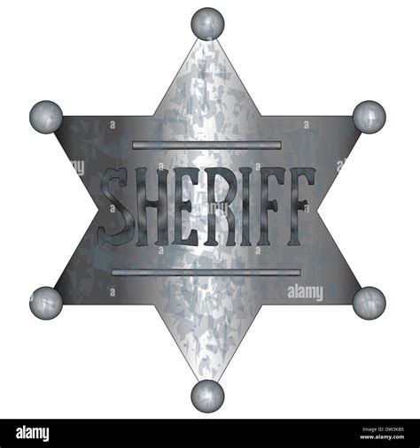 Old west sheriff badge hi-res stock photography and images - Alamy