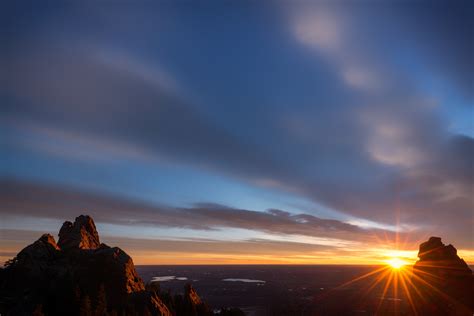 Fiery Sunrise in the Flatirons – The Photography Blog of Daniel Joder