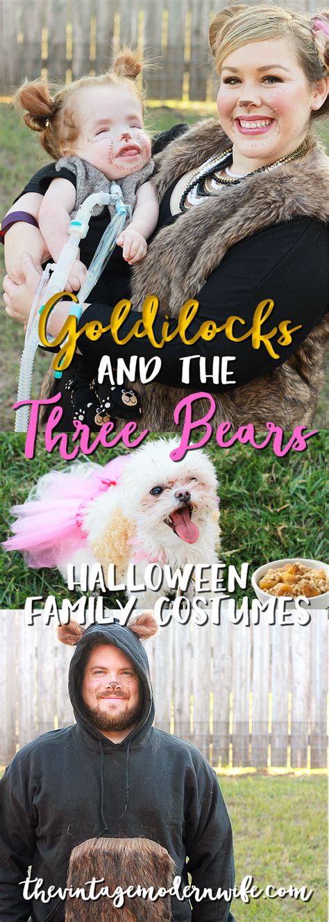 Goldilocks and the Three Bears Family Costumes