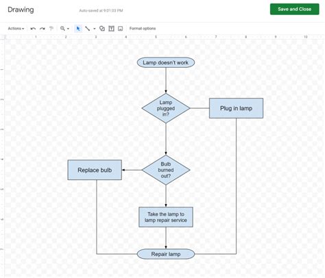 How to☝️ Make a Flowchart in Google Sheets in 2023 (+ Examples) - Spreadsheet Daddy