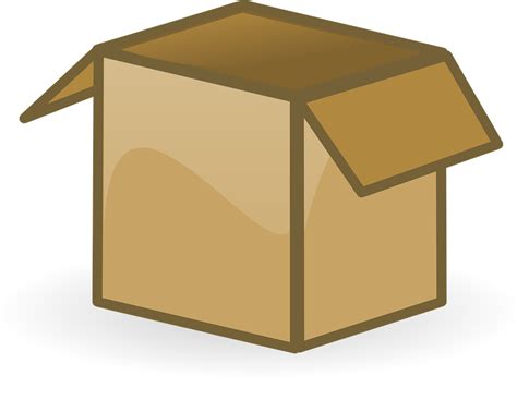 Box Open Empty · Free vector graphic on Pixabay