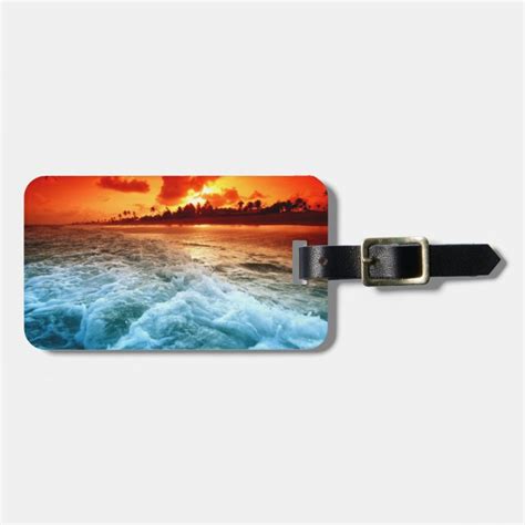 Beach Luggage Tag | Zazzle.com