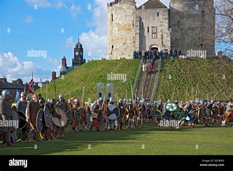 Vikings and Anglo Saxons at the Viking Festival York North Yorkshire ...