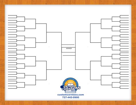 Cornhole Tournament Brackets - Custom Corntoss