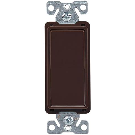 Eaton 15-Amp 4-Way Brown Rocker Light Switch at Lowes.com