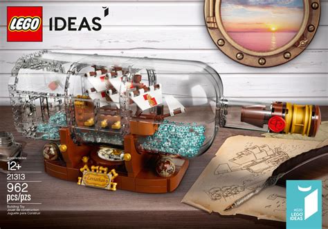 LEGO Ideas Ship in a Bottle Building Set 21313 6222979 - Best Buy