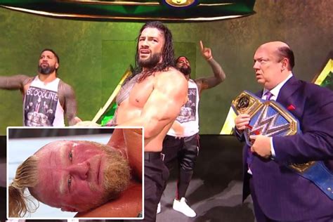 WWE Crown Jewel: Brock Lesnar beaten by Universal Champion Roman Reigns in first match for 19 ...