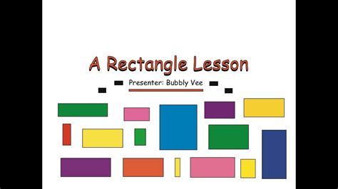 Shape Lesson - Rectangle Lesson - Shape Activity - YouTube