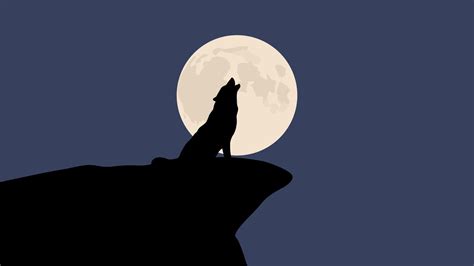 Wolf Minimalist Wallpapers - Wallpaper Cave