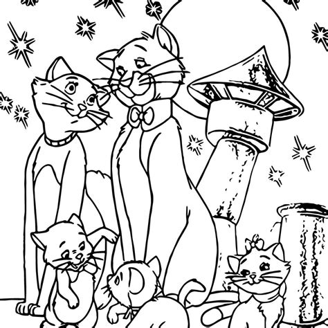 Cat Family Coloring Pages at GetColorings.com | Free printable ...