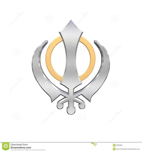 Sikh Logo - Sikh Symbol Khanda Punjabi Rear View Mirror Car Hanging Logo : Non profit, non ...