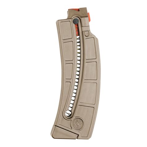 Smith & Wesson (S&W) M&P 15-22 25 round Flat Dark Earth (FDE) .22LR magazine - RifleMags.co.uk