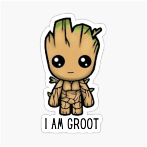 "groot" Sticker for Sale by Piotero21 | Redbubble