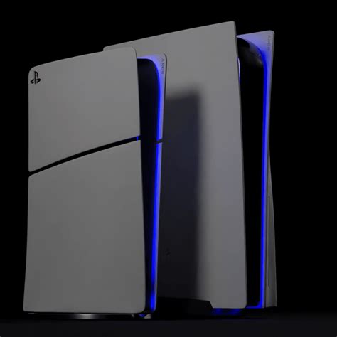 PS5 slim 3D model and PS5 fat 3d model size comparison : r/playstation