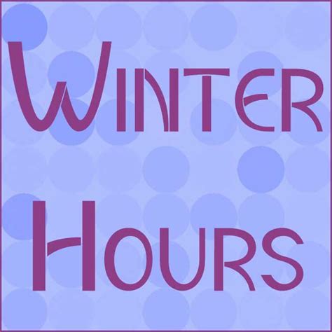 Winter Hours | Classic Cycle Inc.