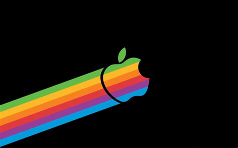 Retro Apple Logo : wallpapers