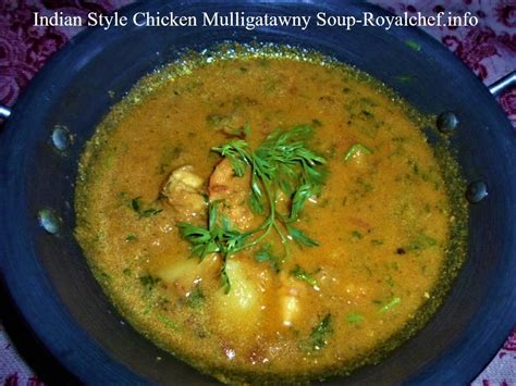 Recipe for Indian Style Chicken Mulligatawny Soup | Royal Chef Sujata