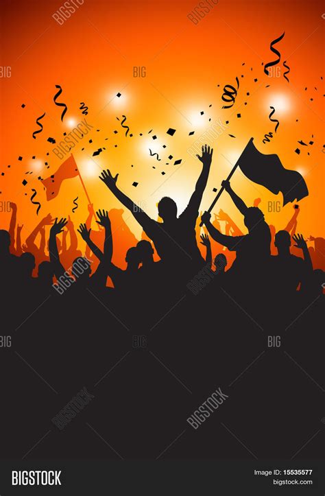 Happy Crowd Concert Vector & Photo (Free Trial) | Bigstock