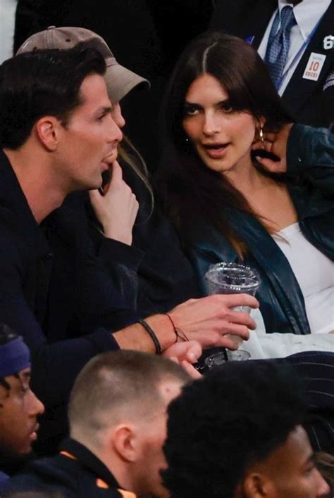 EMILY RATAJKOWSKI at Pacers vs Knicks Game in New York 01/11/2023 ...