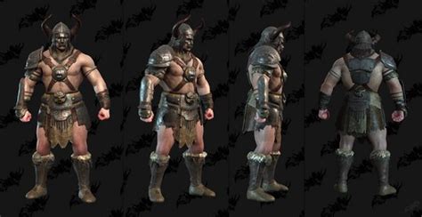 Diablo 4🔥 Barbarian Outfits and Cosmetics BARB