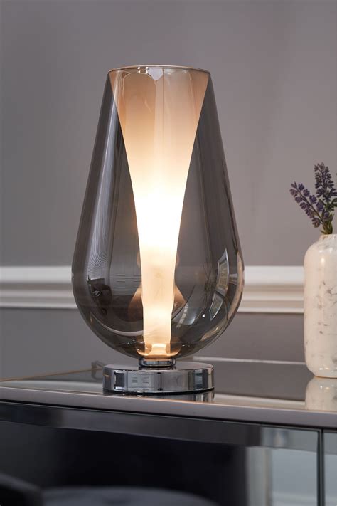 Next Cooper Large Touch Lamp - Chrome in 2020 | Touch lamp, Touch table lamps, Lamp