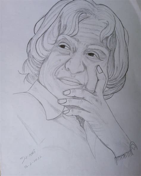 A.P.J.Abdul Kalam | Pencil drawing images, Pencil sketch images, Pencil ...