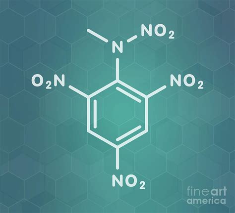 Tetryl Explosive Molecule Photograph by Molekuul/science Photo Library - Pixels