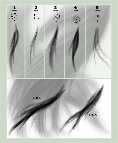 Hair Brush Set for GIMP by jesuslover488448 on DeviantArt