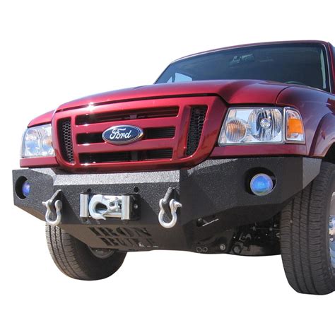 Iron Bull Bumpers® - Ford Ranger 1995 Full Width Black Front Winch HD Bumper