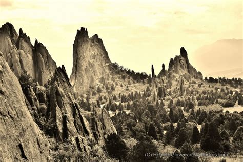 The Angular rock formations at the Garden of The Gods: Rock Formations ...