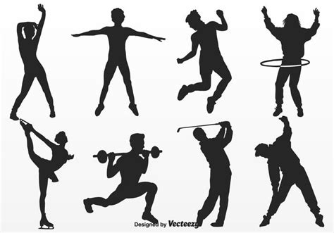 People Movement Silhouettes Vector 128533 Vector Art at Vecteezy