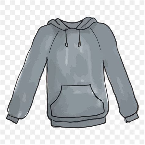 Gray hoodie png sticker, apparel, | Free PNG - rawpixel