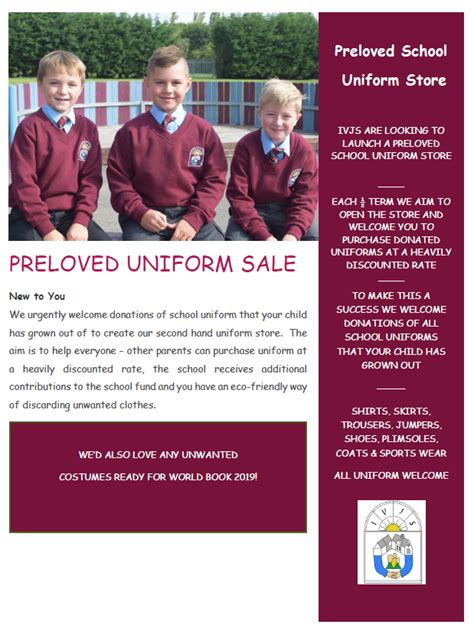 Pre Loved Uniform Shop - The Iver Village Junior School