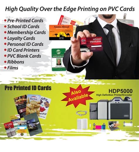 PVC ID Cards Printing Services in Sharjah UAE | Card printer, Printed ...