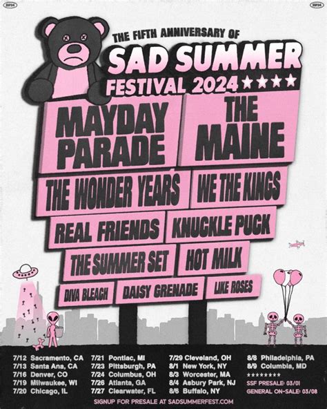 Sad Summer Fest Reveals 2024 Lineup — Here's How To Get Presale Code ...