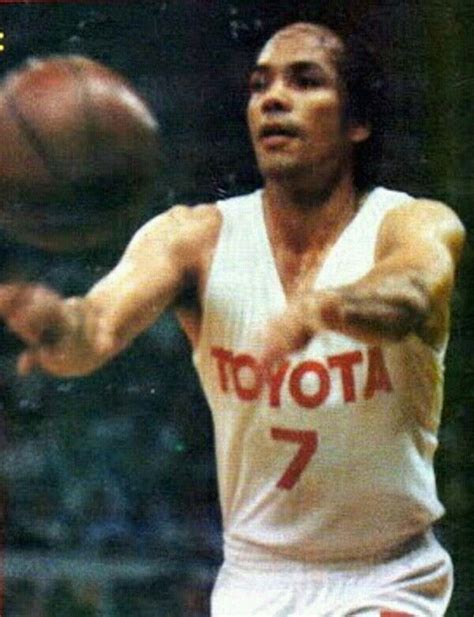 Robert Jaworski of the Toyota Tamaraws (1981 PBA Open Conference).