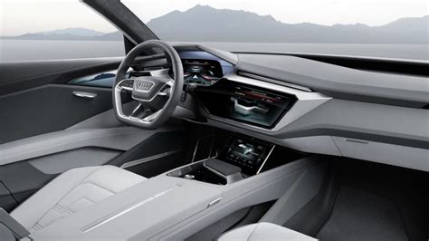 Audi e-tron quattro, electric cars, SUV, interior HD Wallpaper