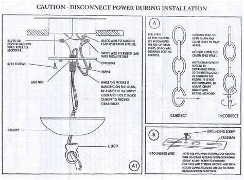 Pendant Light Wiring Instructions