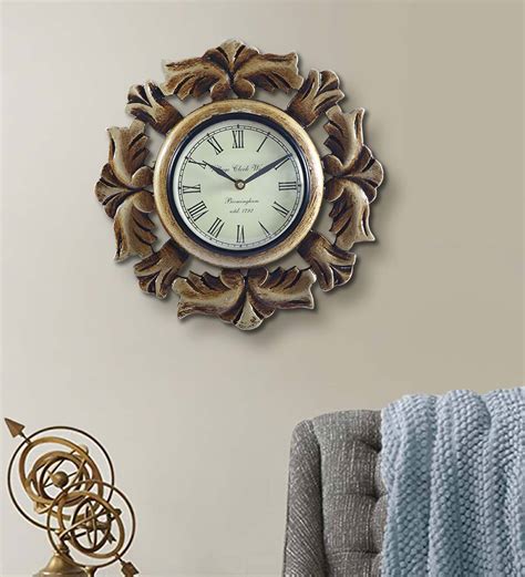 Buy Copper MDF Modern Wall Clock at 62% OFF by Aapno Rajasthan | Pepperfry