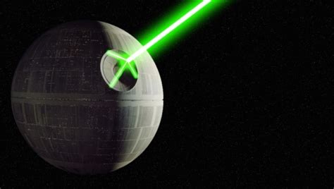 Laser conversion like Star Wars superlaser