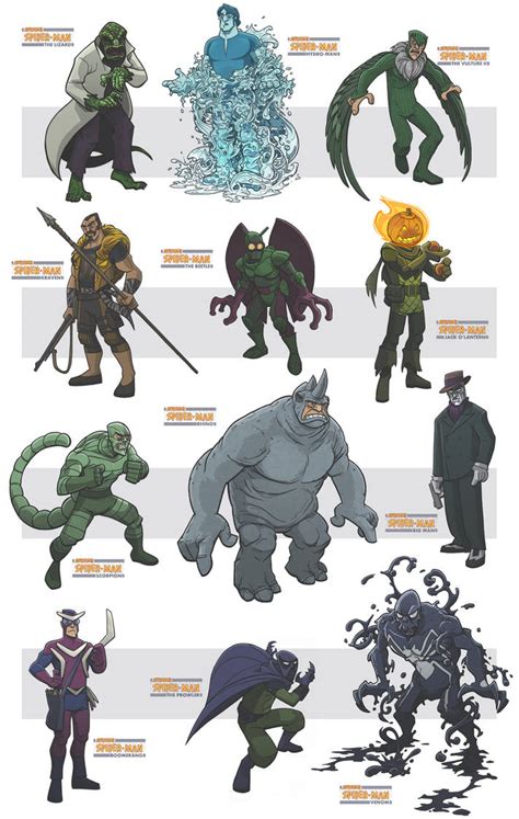 awesome spiderman villains III by DC-Miller on DeviantArt