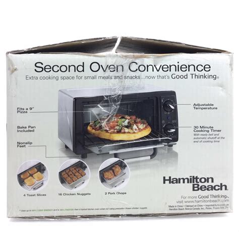 Lot - Hamilton Beach Toaster Oven